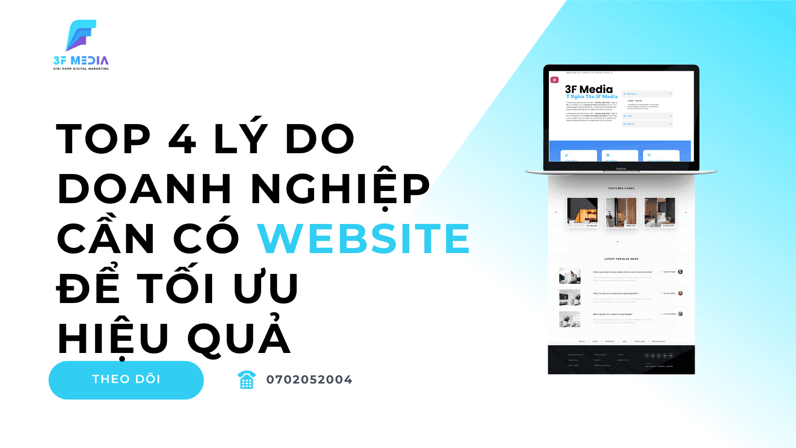 Lý do doanh nghiệp cần có website để tối ưu hiệu quả 3F Media